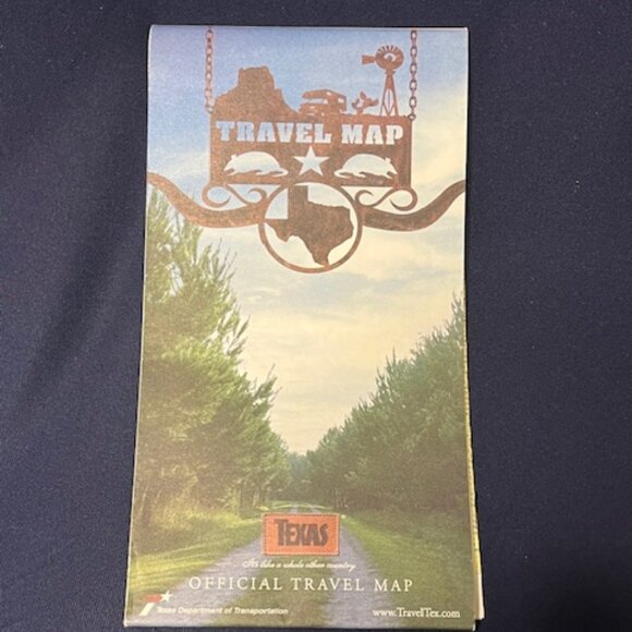 Texas Official Travel Map Highways Sites Parks Cities Paper Foldable 2006 - Picture 2 of 9